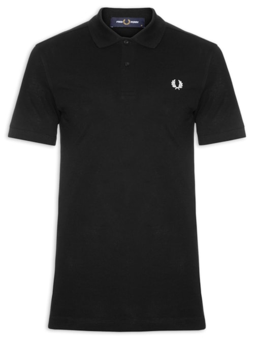 Polo Masculina "The Fred Perry Shirt" - Preto Polo Masculina "The Fred Perry Shirt" - Preto