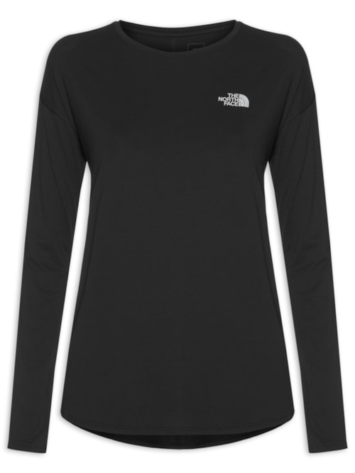Blusa Feminina Hyper Tee L/S Crew - Preto Blusa Feminina Hyper Tee L/S Crew - Preto