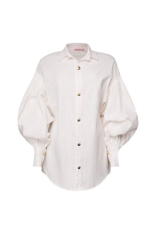 Camisa Conchas - Off White Camisa Conchas - Off White