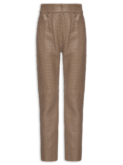 Calça Feminina Couro Jibre - Marrom