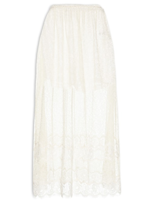 Saia Renda Lingerie Lira - Off White Saia Renda Lingerie Lira - Off White