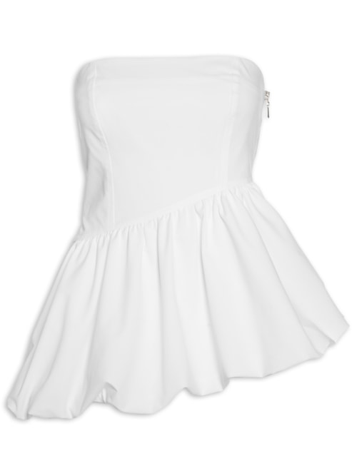Blusa Feminina Tafetá Taylor - Branco