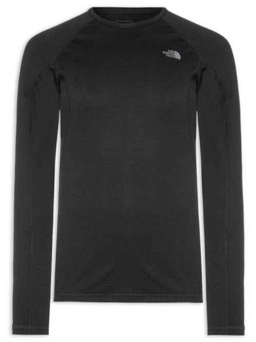 Camiseta Masculina Segunda Pele Warm Gola Careca - Preto