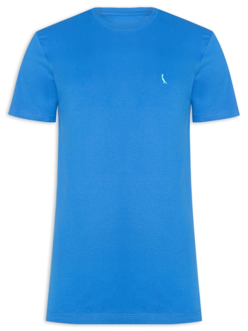 Camiseta Masculina Regular Vento - Azul Camiseta Masculina Regular Vento - Azul