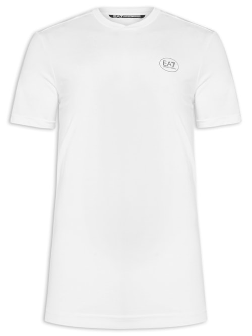 Camiseta Masculina Manga Curta Tennis Club - Branco Camiseta Masculina Manga Curta Tennis Club - Branco
