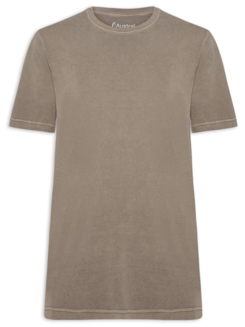 Camiseta Masculina Oversized Heavy Stone - Marrom Camiseta Masculina Oversized Heavy Stone - Marrom