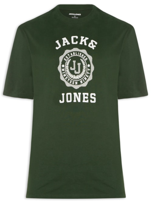 Camiseta Masculina Wide Fit Estampada - Verde Camiseta Masculina Wide Fit Estampada - Verde