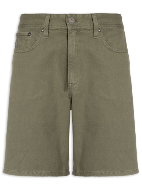 Bermuda Masculina Loose Fit 5 Pockets - Verde