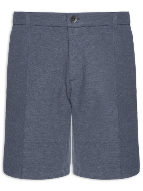 Bermuda Masculina Social Comfort - Azul