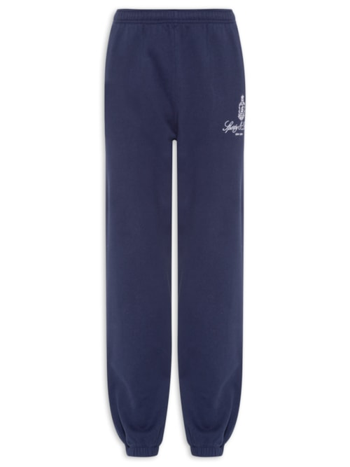 Calça Feminina Vendome Embroidered Sweatpant - Azul