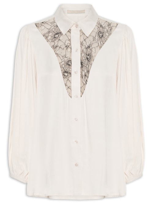 Camisa Feminina Amina - Branco