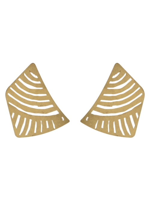 Brinco Feminino Waves On - Dourado