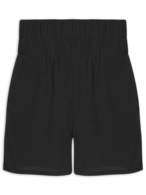 Short Feminino Cós Elástico - Preto