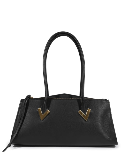 Bolsa Feminina Tote Média Adele Couro - Preto Bolsa Feminina Tote Média Adele Couro - Preto