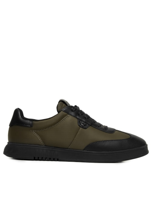 Tênis Masculino Casual Armani Recorte - Verde Tênis Masculino Casual Armani Recorte - Verde