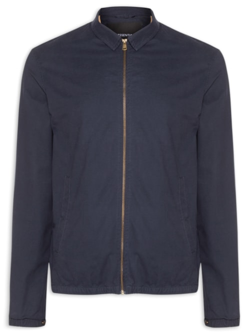 Jaqueta Masculina em Algodão Sarjada - Azul Jaqueta Masculina em Algodão Sarjada - Azul