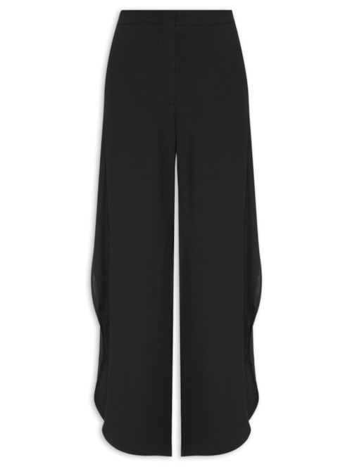 Calça Feminina Round Crepe - Preto Calça Feminina Round Crepe - Preto