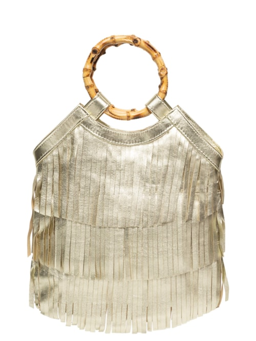 Bolsa Feminina Naomi Napa Soft Metalizado - Dourado Bolsa Feminina Naomi Napa Soft Metalizado - Dourado