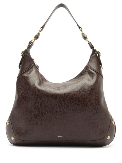 Bolsa Feminina Hobo Tachas - Marrom Bolsa Feminina Hobo Tachas - Marrom