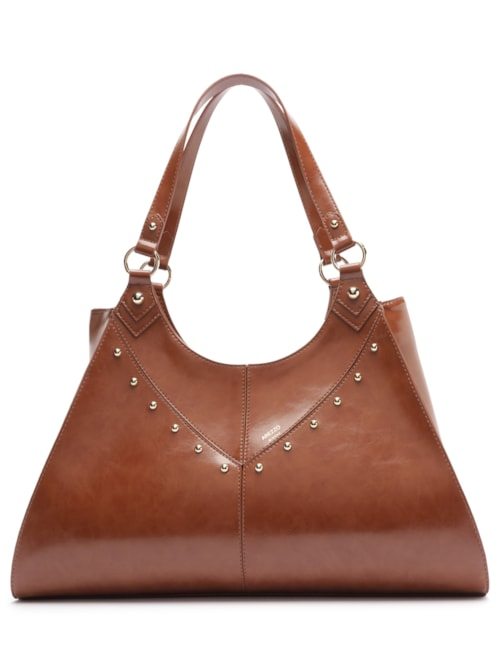 Bolsa Feminina Tachas Metálicas - Marrom Bolsa Feminina Tachas Metálicas - Marrom