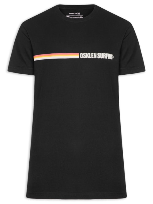 Camiseta Vintage Surfing Colors - Preto Camiseta Vintage Surfing Colors - Preto