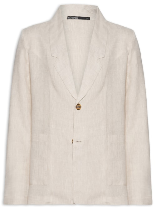 Blazer Masculino Linho Leve - Bege Blazer Masculino Linho Leve - Bege