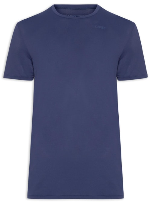 Camiseta Masculina Basic Comfort Men - Azul