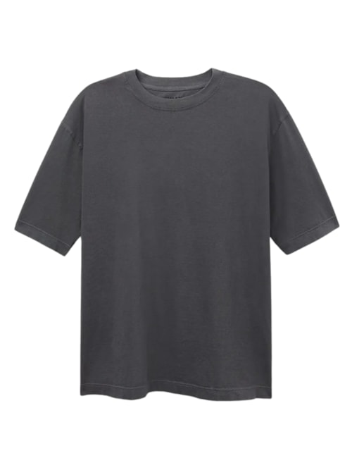 Camiseta Over Washed Collection - Preto Camiseta Over Washed Collection - Preto