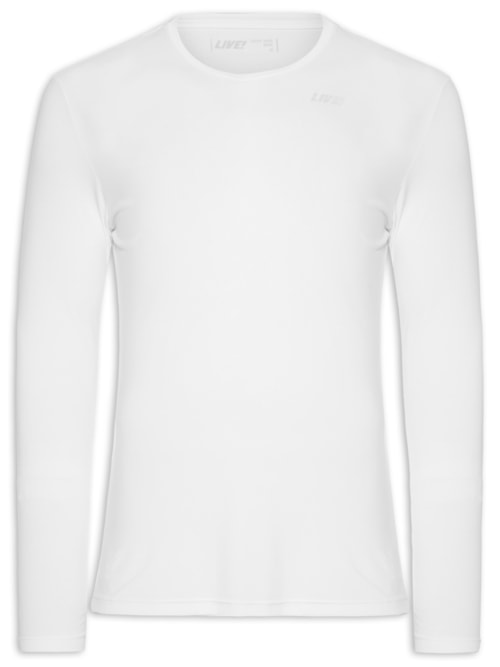 Camiseta Masculina Comfy Manga Longa Link Co2 Men - Branco Camiseta Masculina Comfy Manga Longa Link Co2 Men - Branco