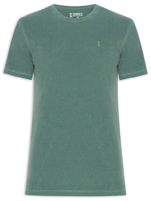 Camiseta Masculina Estampada Tomorrow Problem - Verde Camiseta Masculina Estampada Tomorrow Problem - Verde