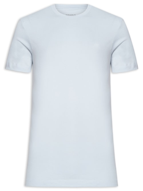 Camiseta Masculina Básica - Azul Camiseta Masculina Básica - Azul