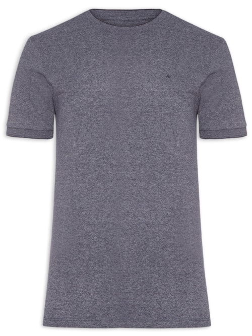 Camiseta Masculina Manga Curta Piquet Moline - Azul