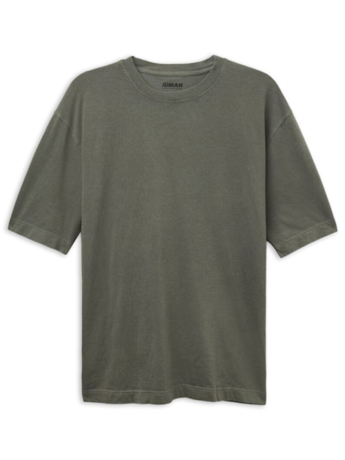 Camiseta Over Washed Collection - Verde Camiseta Over Washed Collection - Verde