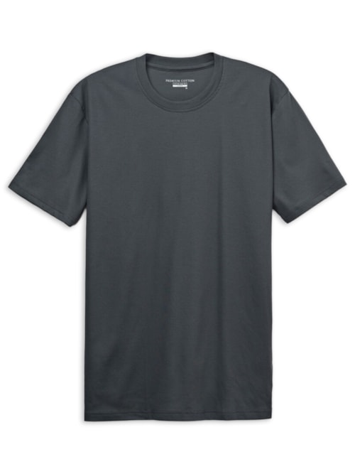 Camiseta Em Algodão Premium - Cinza Camiseta Em Algodão Premium - Cinza
