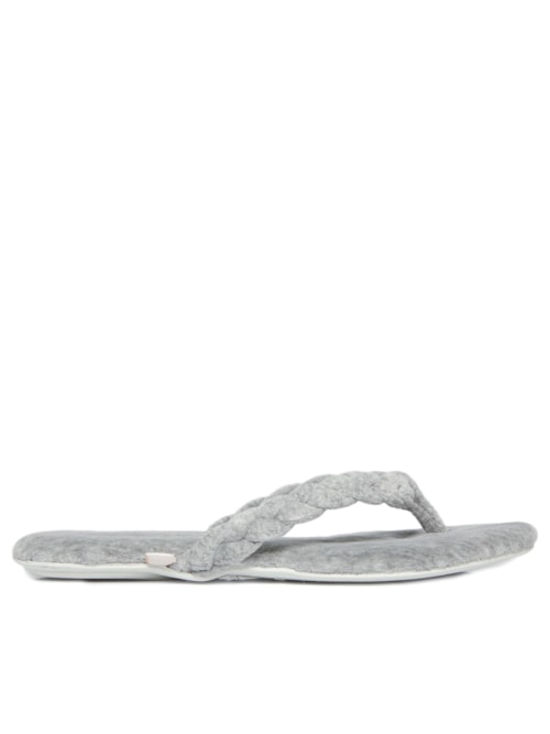 CHINELO FLIP FLOP TIRA TRANÇADA - CINZA CHINELO FLIP FLOP TIRA TRANÇADA - CINZA