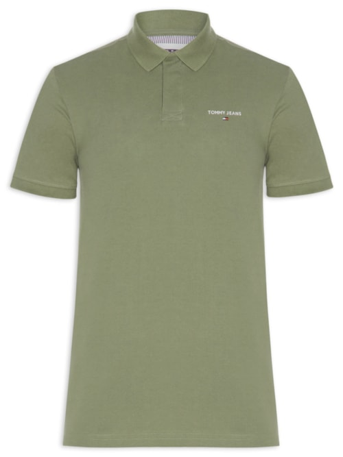 Polo Masculina Regular Fit Linear - Verde Polo Masculina Regular Fit Linear - Verde