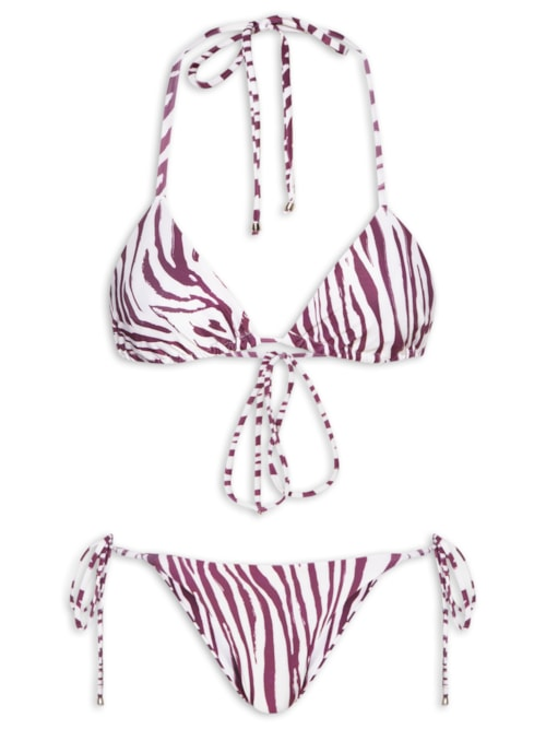 Conjunto Biquíni Cortininha Zebra - Animal Print Conjunto Biquíni Cortininha Zebra - Animal Print