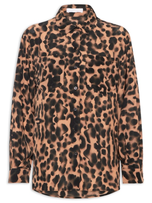 Camisa Feminina Safari - Animal Print Camisa Feminina Safari - Animal Print