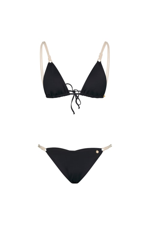 Calcinha string cordel preto Calcinha string cordel preto