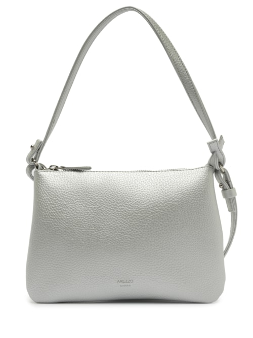 Bolsa Feminina Tiracolo Pequena - Prata Bolsa Feminina Tiracolo Pequena - Prata