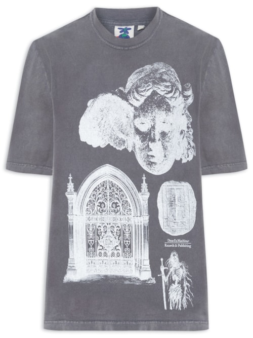 Camiseta Masculina Invocation - Cinza