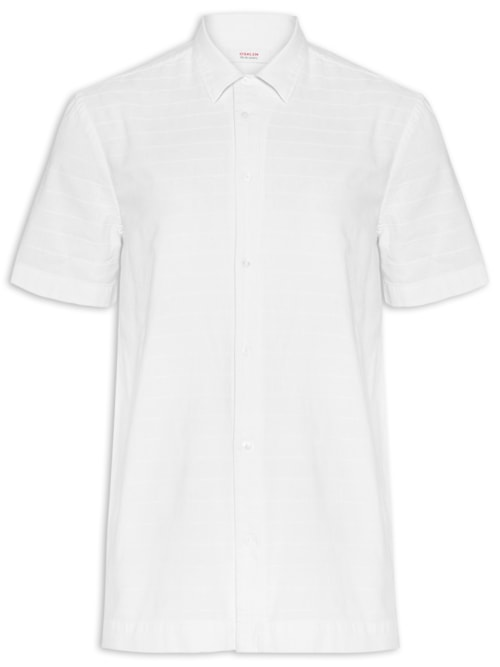 Camisa Masculina Casual Caiçara - Branco Camisa Masculina Casual Caiçara - Branco