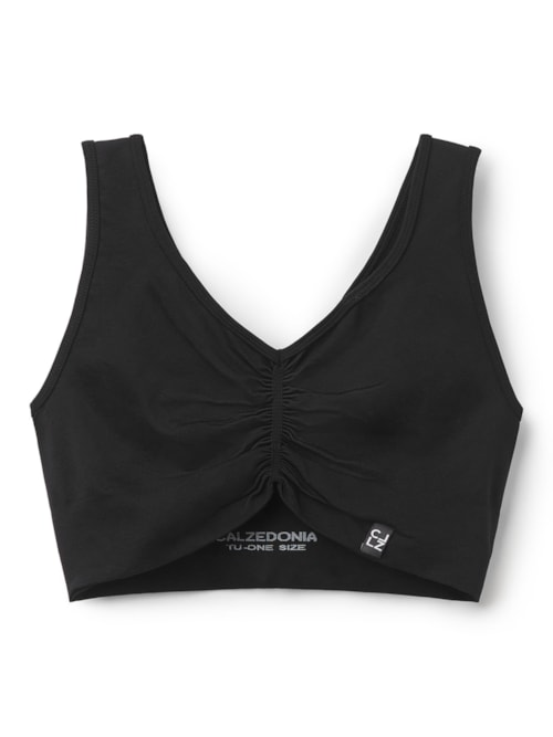 Top Com Efeito Modelador - Preto