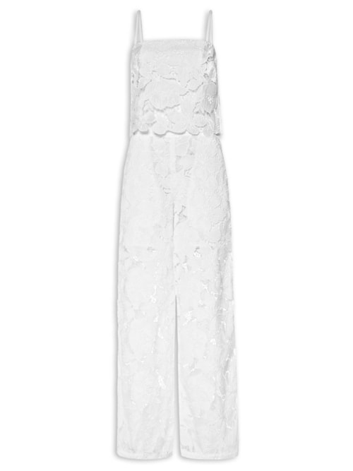 Macacão Feminino Mel - Branco Macacão Feminino Mel - Branco