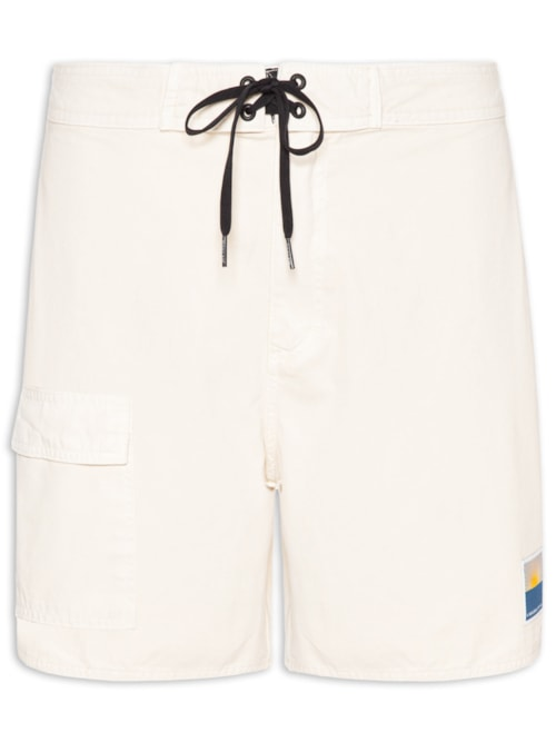 Bermuda Masculina Surf Casual Sunset - Off White
