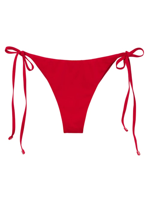 Calcinha De Biquíni Brasileira Com Laços Indonésia - Vermelho Calcinha De Biquíni Brasileira Com Laços Indonésia - Vermelho