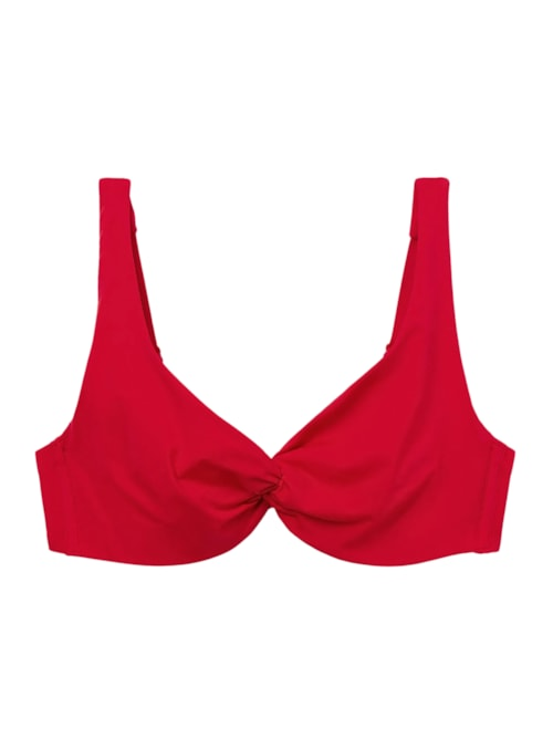 Parte De Cima De Biquíni Balconette Indonésia - Vermelho Parte De Cima De Biquíni Balconette Indonésia - Vermelho
