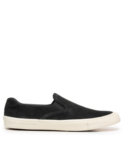 Tênis Masculino Bossanova Camurça Slip-On - Preto Tênis Masculino Bossanova Camurça Slip-On - Preto