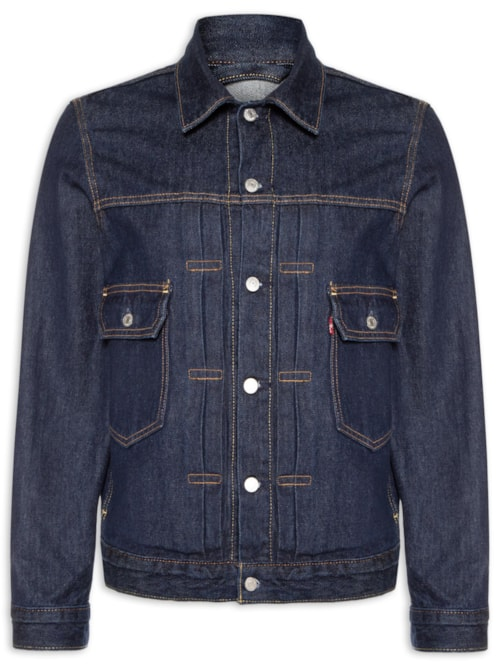 Jaqueta Jeans Masculina Trucker Type II - Azul
