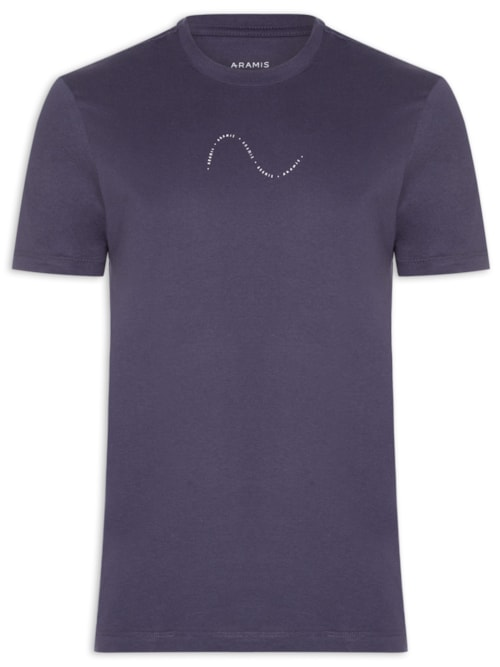 Camiseta Masculina Estampa Onda (PA) - Azul Camiseta Masculina Estampa Onda (PA) - Azul